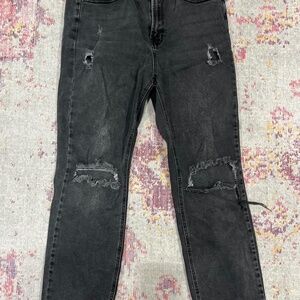 JBD "Just Black Denim" Straight leg Ripped Jeans